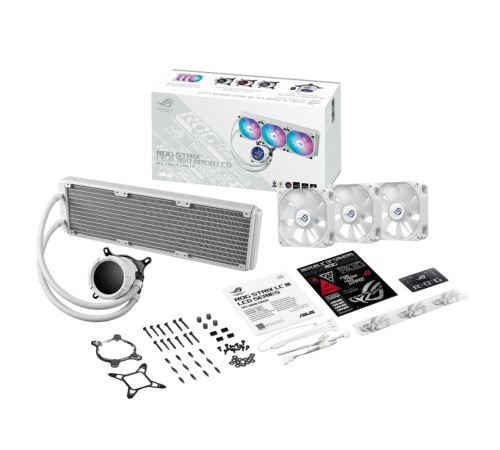 Жидкостная система охлаждения ASUS ROG STRIX LC III 360 ARGB LCD WHT