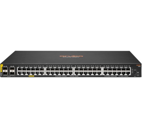 Коммутатор HPE Aruba 6100 JL675A 48G 4SFP+ 48PoE+ 370W управляемый Коммутатор HPE Aruba 6100 JL675A 48G 4SFP+ 48PoE+ 370W управляемый