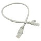 Патч-корд Buro UTP 4 пары cat6 CCA molded 0.5м серый RJ-45 (m)-RJ-45 (m)
