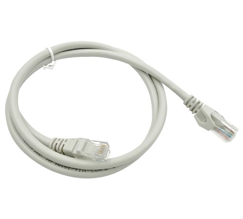 Патч-корд Buro UTP 4 пары cat6 CCA molded 1м серый RJ-45 (m)-RJ-45 (m) Патч-корд Buro UTP 4 пары cat6 CCA molded 1м серый RJ-45 (m)-RJ-45 (m)