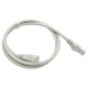 Патч-корд Buro UTP 4 пары cat6 CCA molded 1м серый RJ-45 (m)-RJ-45 (m)