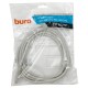 Патч-корд Buro UTP 4 пары cat6 CCA molded 3м серый RJ-45 (m)-RJ-45 (m)