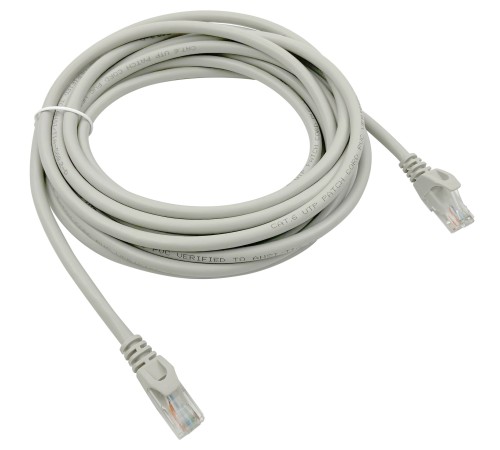 Патч-корд Buro UTP 4 пары cat6 CCA molded 5м серый RJ-45 (m)-RJ-45 (m) Патч-корд Buro UTP 4 пары cat6 CCA molded 5м серый RJ-45 (m)-RJ-45 (m)