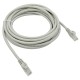 Патч-корд Buro UTP 4 пары cat6 CCA molded 5м серый RJ-45 (m)-RJ-45 (m)