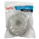 Патч-корд Buro UTP 4 пары cat6 CCA molded 30м серый RJ-45 (m)-RJ-45 (m)