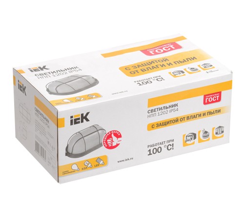 Светильник IEK 100Вт белый (LNPP0-1202-1-100-K01)