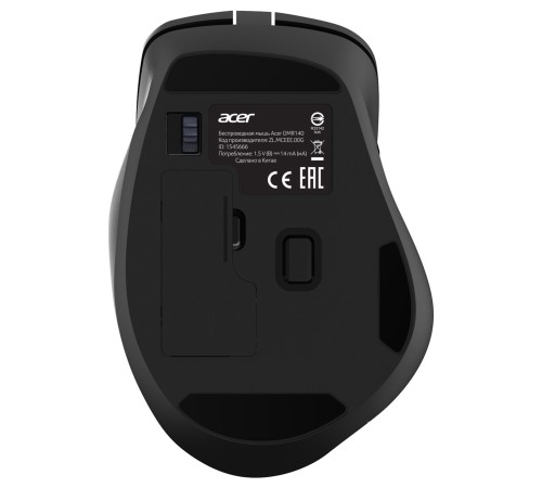 Мышь Acer OMR140 черный оптическая (1600dpi) беспроводная USB (6but)