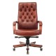Кресло руководителя Бюрократ T-9928WALNUT светло-коричневый Leather Eichel кожа крестов. металл/дерево