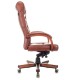 Кресло руководителя Бюрократ T-9928WALNUT светло-коричневый Leather Eichel кожа крестов. металл/дерево