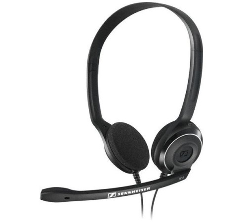 Наушники с микрофоном Sennheiser PC 8 черный 2м накладные USB оголовье (504197) Наушники с микрофоном Sennheiser PC 8 черный 2м накладные USB оголовье (504197)