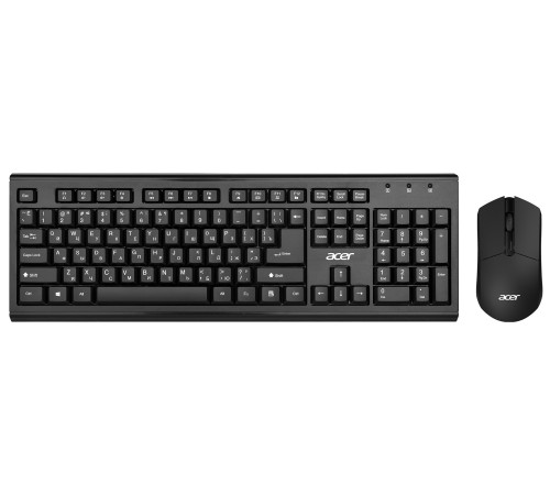 Клавиатура + мышь Acer OKR120 клав:черный мышь:черный USB беспроводная Multimedia