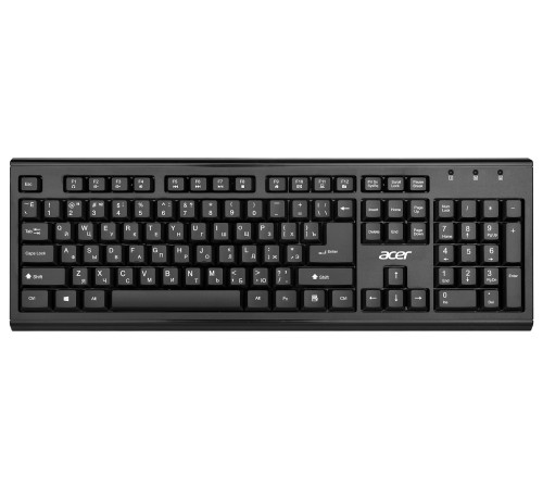 Клавиатура + мышь Acer OKR120 клав:черный мышь:черный USB беспроводная Multimedia