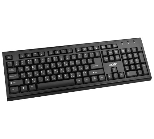 Клавиатура + мышь Acer OKR120 клав:черный мышь:черный USB беспроводная Multimedia