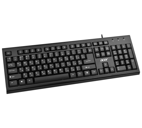 Клавиатура Acer OKW120 черный USB Multimedia Клавиатура Acer OKW120 черный USB Multimedia