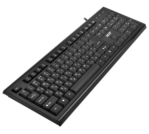 Клавиатура Acer OKW120 черный USB Multimedia Клавиатура Acer OKW120 черный USB Multimedia