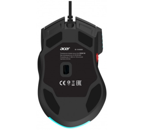 Мышь Acer OMW150 черный оптическая (4800dpi) USB (8but)
