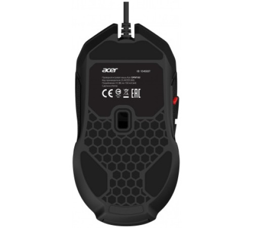 Мышь Acer OMW160 черный оптическая (6400dpi) USB (8but)