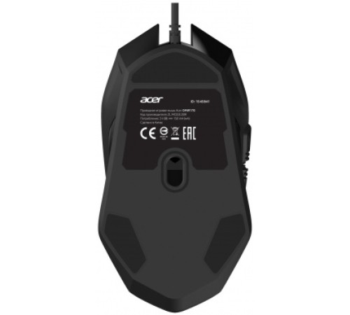 Мышь Acer OMW170 черный оптическая (3200dpi) USB (6but)