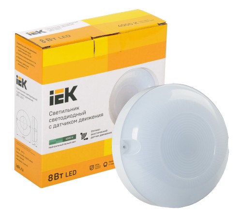 Светильник IEK 8Вт 4000K белый (LDPO3-1001-008-4000-K01)