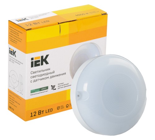 Светильник IEK 12Вт 4000K белый (LDPO3-1002-012-4000-K01)
