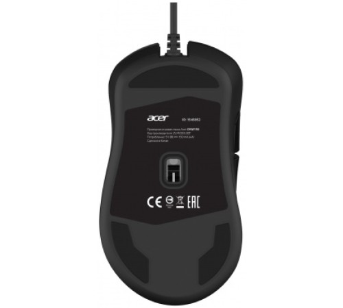 Мышь Acer OMW190 черный оптическая (6400dpi) USB (6but)
