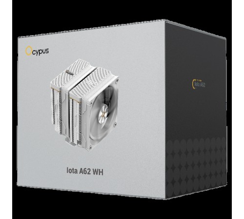 Жидкостная система охлаждения Cooler Ocypus Iota A62 WH White 260W/All Intel/ AMD AM* /Digital display/ 2 fans / Screws