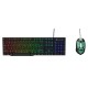 Клавиатура + мышь Оклик GMNG 400GMK клав:черный мышь:черный USB