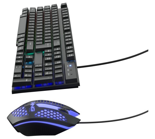 Клавиатура + мышь Оклик GMNG 400GMK клав:черный мышь:черный USB Клавиатура + мышь Оклик GMNG 400GMK клав:черный мышь:черный USB