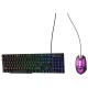 Клавиатура + мышь Оклик GMNG 400GMK клав:черный мышь:черный USB