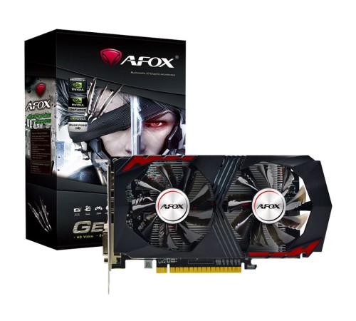 Видеокарта Afox GTX1050Ti GAMING 4GB GDDR5 128bit DVI DP HDMI 2FAN RTL Видеокарта Afox GTX1050Ti GAMING 4GB GDDR5 128bit DVI DP HDMI 2FAN RTL