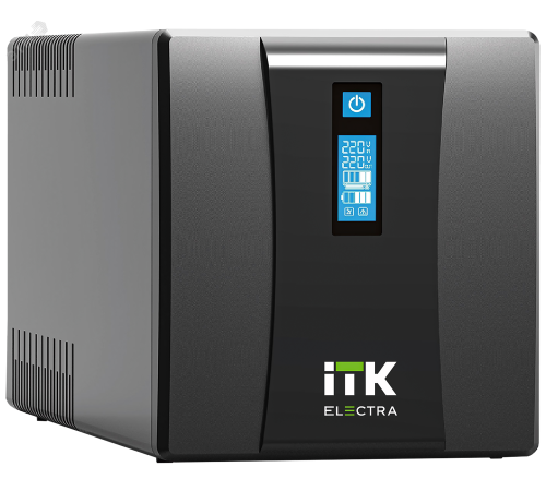 Источник бесперебойного питания Line-interactive 1,5кВА/900Вт, фаза 1/1, LCD дисплей, с АКБ 2х9AH, USB, Schuko Источник бесперебойного питания Line-interactive 1,5кВА/900Вт, фаза 1/1, LCD дисплей, с АКБ 2х9AH, USB, Schuko