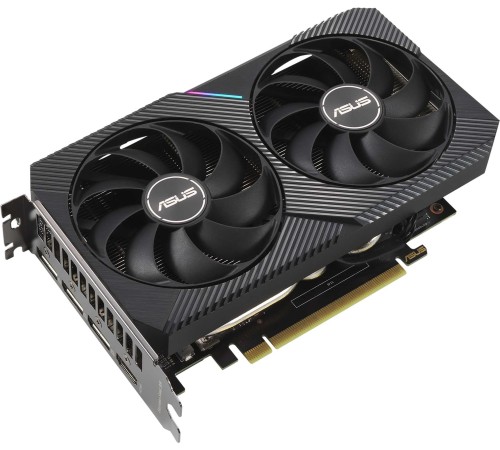 Видеокарта Asus PCI-E 4.0 DUAL-RTX3060-12G-V2 LHR NVIDIA GeForce RTX 3060 12288Mb 192 GDDR6 1665/15000/HDMIx1/DPx3/HDCP Ret Видеокарта Asus PCI-E 4.0 DUAL-RTX3060-12G-V2 LHR NVIDIA GeForce RTX 3060 12288Mb 192 GDDR6 1665/15000/HDMIx1/DPx3/HDCP Ret