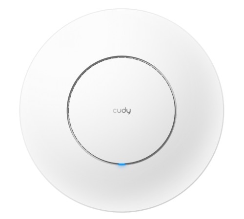Точка доступа Wi-Fi CUDY BE3600 Wi-Fi 7 2 5G Access Point BE3600 Dual Band Ceiling Mount Wi-Fi 7 Access Point, Chipset Broadcom, 802.11be/ax/ac/a/b/g/n, 2880Mbps at 5GHz +688Mbps at 2.4GHz, 1 x 2.5G RJ45 Port, MU-MIMO, Support 12V DC or  802.3at PoE or Pa