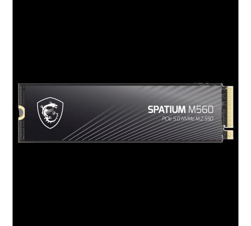 Твердотельный накопитель SSD MSI M.2 2280 2TB SPATIUM M560 Client SSD S78-440Q940-P83, PCIe Gen4x4 with NVMe, 3D TLC, R/ W 4900/ 4400 Твердотельный накопитель SSD MSI M.2 2280 2TB SPATIUM M560 Client SSD S78-440Q940-P83, PCIe Gen4x4 with NVMe, 3D TLC, R/ W 4900/ 4400