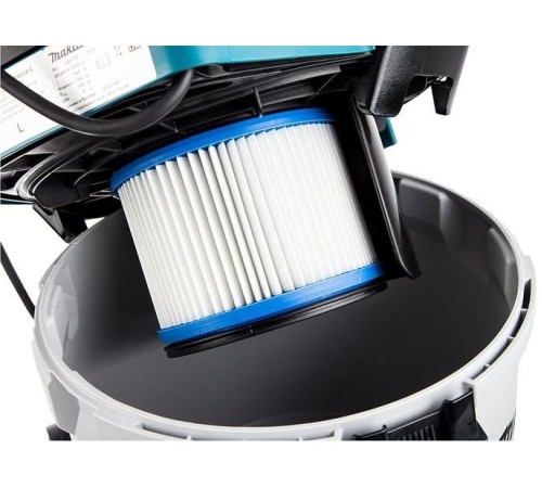 Строительный пылесос Makita VC3012L 1200Вт (уборка: сухая/влажная) синий