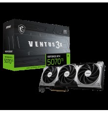 Видеокарта MSI PCI-E nVidia GeForce RTX 5070Ti 16G VENTUS 3X OC () RTL (RTX 5070 Ti 16G VENTUS 3X OC)