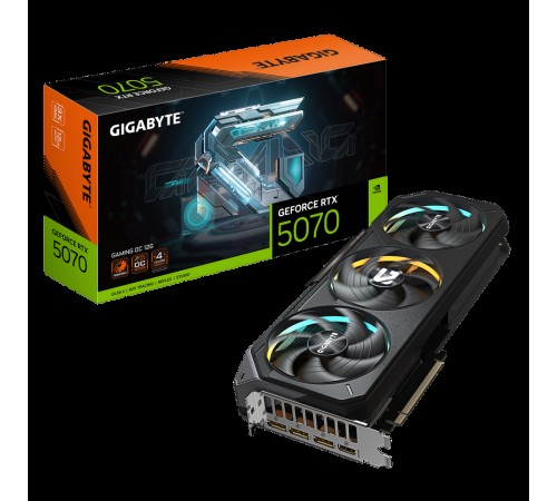 Видеокарта Gigabyte RTX5070 GAMING OC 12GB GDDR7 192bit 3xDP HDMI 3FAN RTL