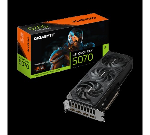 Видеокарта Gigabyte RTX5070 WINDFORCE OC SFF 12GB GDDR7 192bit 3xDP HDMI 3FAN RTL
