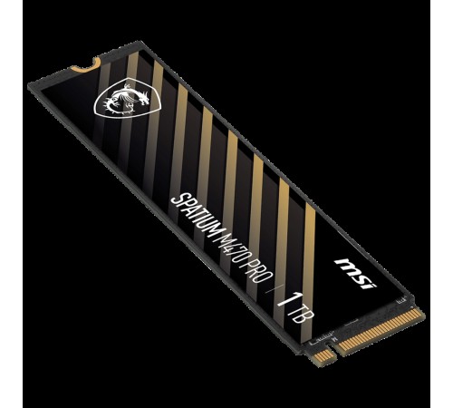 Твердотельный накопитель SSD MSI M.2 2280 1TB SPATIUM M470 PRO Client SSD S78-440L0J0-P83, PCIe Gen4x4 with NVMe