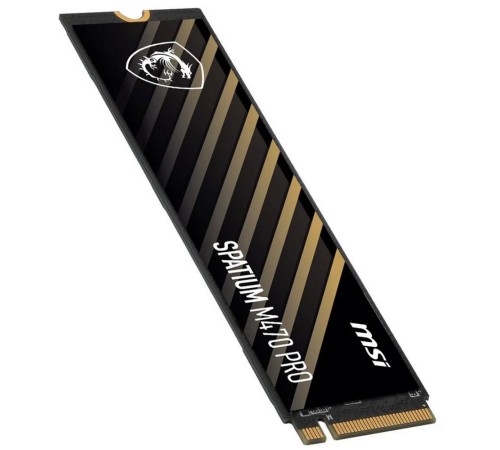 Твердотельный накопитель SSD MSI M.2 2280 2TB SPATIUM M470 PRO Client SSD S78-440Q990-P83, PCIe Gen4x4 with NVMe, 3D TLC, R/ W 5000/ 4400 Твердотельный накопитель SSD MSI M.2 2280 2TB SPATIUM M470 PRO Client SSD S78-440Q990-P83, PCIe Gen4x4 with NVMe, 3D TLC, R/ W 5000/ 4400