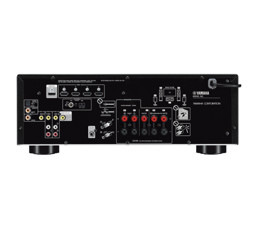 Yamaha RX-V385 BLACK //F 5.1-канальный AV-ресивер с поддержкой Bluetooth® с полностью дискретной конфигурацией и высококачественными ЦАП (ARXV385BLF)