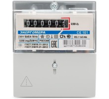 Счетчик электроэнергии Энергомера СЕ 101 R5.1 145 М6 1 однотарифный 5(60)A DIN-рейка (101001003011067)