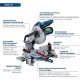 Торцовочная пила Bosch GCM 216 1300Вт 4800об/мин d=216мм