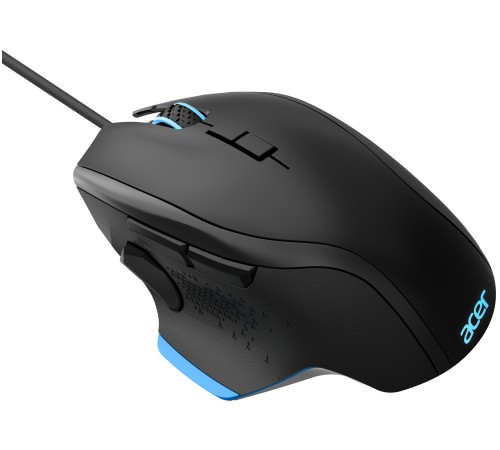Мышь Acer OMW123 черный оптическая (6400dpi) USB (6but)