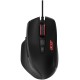 Мышь Acer OMW124 черный оптическая (6400dpi) USB (6but)