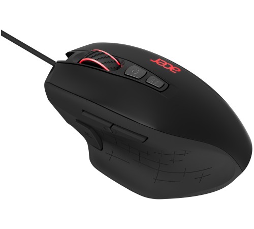 Мышь Acer OMW124 черный оптическая (6400dpi) USB (6but)