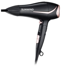 Фен SunWind SUHD 550 2200Вт черный/розовое золото
