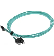 Патч-корд Corning F055702T5Z20003M 2x50/125 OM3 LC дуплекс-SC дуплекс 3м LSZH аквамарин