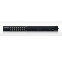 Переключатель электронный ATEN 1-Local/Remote Share Access 16-Port Multi-Interface Cat 5 KVM over IP Switch (KH1516AI-AX-G)