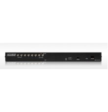 Переключатель электронный ATEN 1-Local/Remote Share Access 8-Port Multi-Interface Cat 5 KVM over IP Switch (KH1508AI-AX-G)